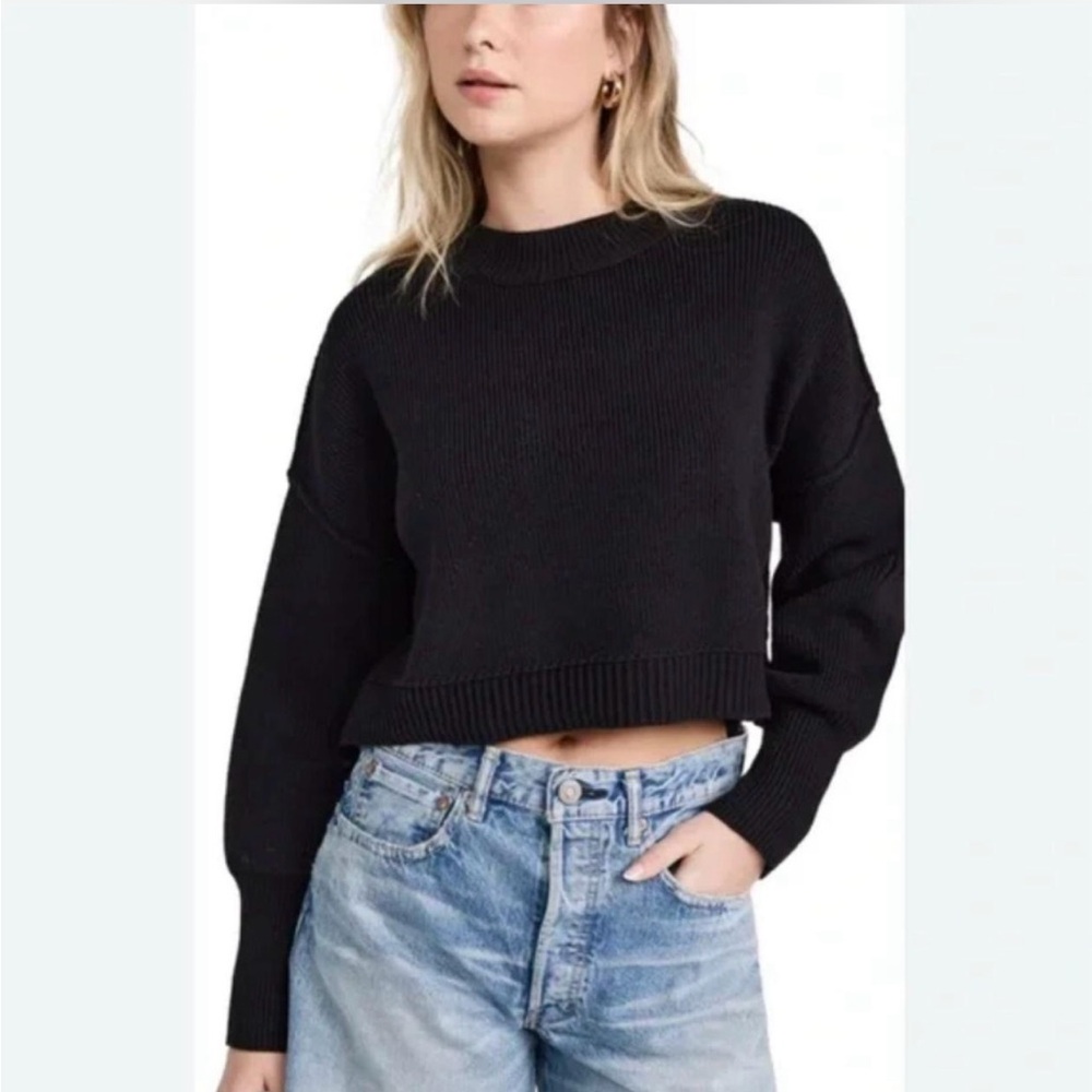 Free People Easy Street Crop Pullover